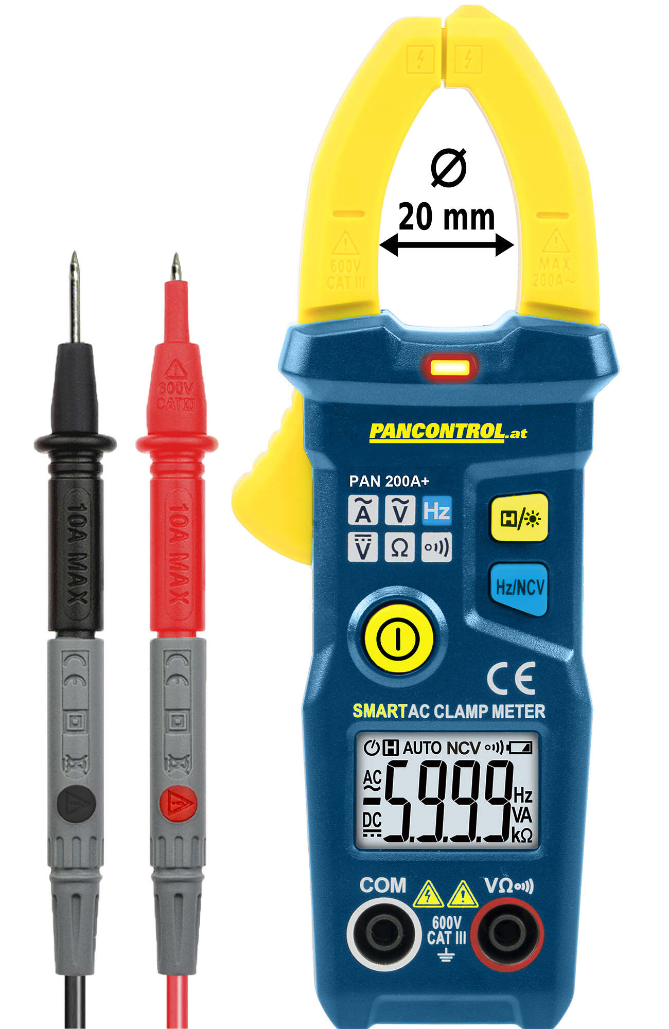 Pancontrol 200A+ Digitale Stromzange 200 A