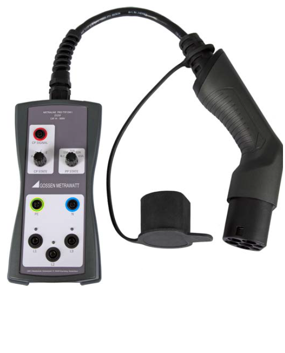 Gossen Metrawatt Metraline Pro-Typ EM Prüfadapter Ladestationen