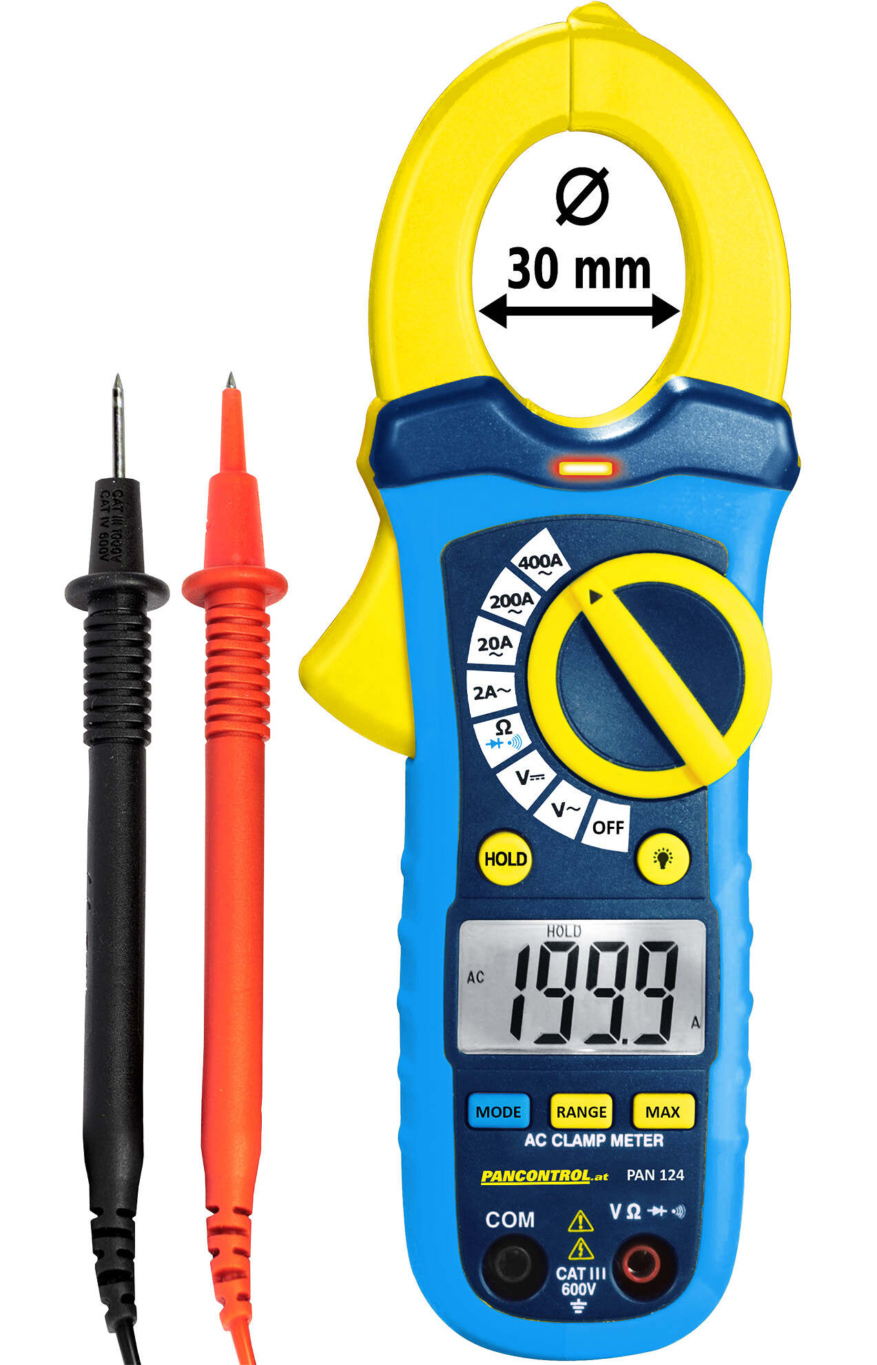 Pancontrol 124 Digitale Stromzange 400 A