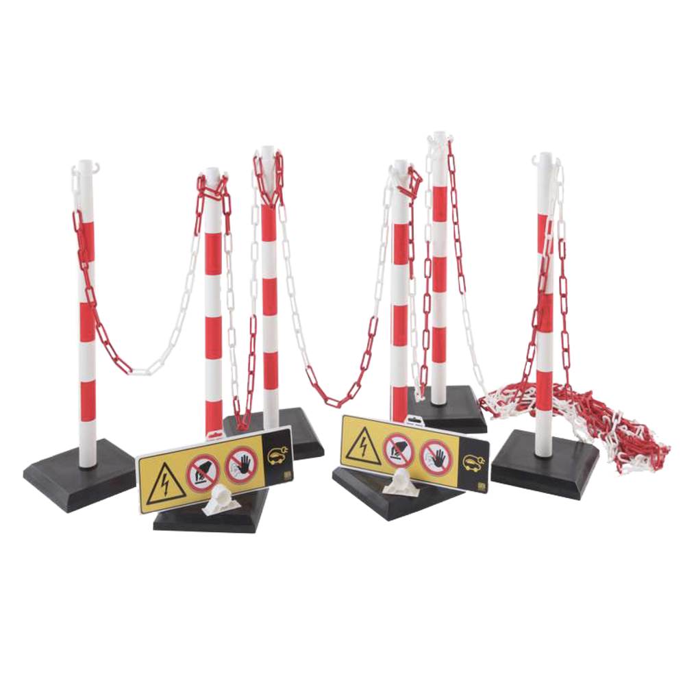 Catu Begrenzungspfosten und Absperrungsset