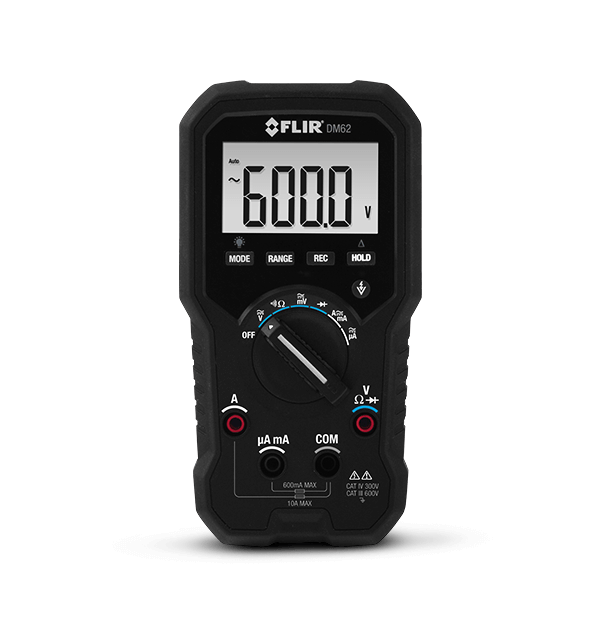 FLIR DM62 TRMS-Digital-Multimeter mit berührungslosem Spannungsprüfer
