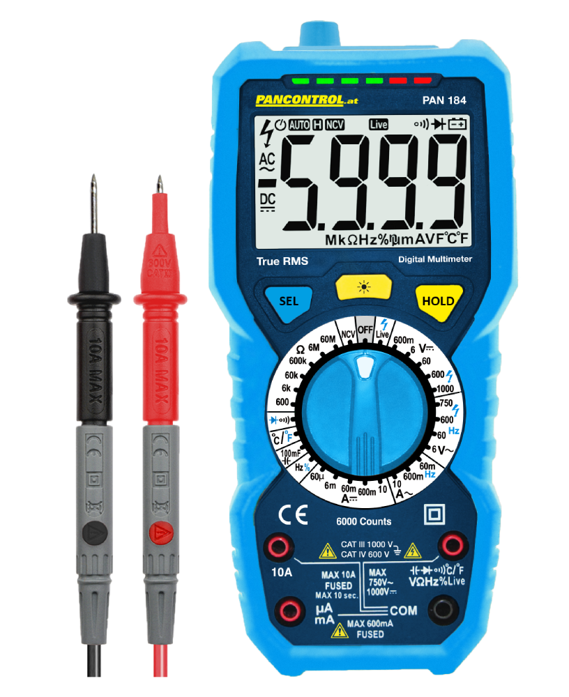 Pancontrol 184 TRMS Digitalmultimeter 1000 V