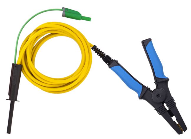 Metrel S 1539  Prüfleitung mit großer HV- Prüfklemme