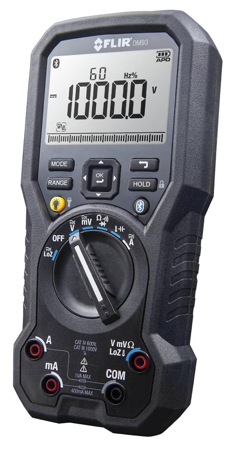 FLIR DM93 TRMS-Multimeter für industrielle Anwendungen
