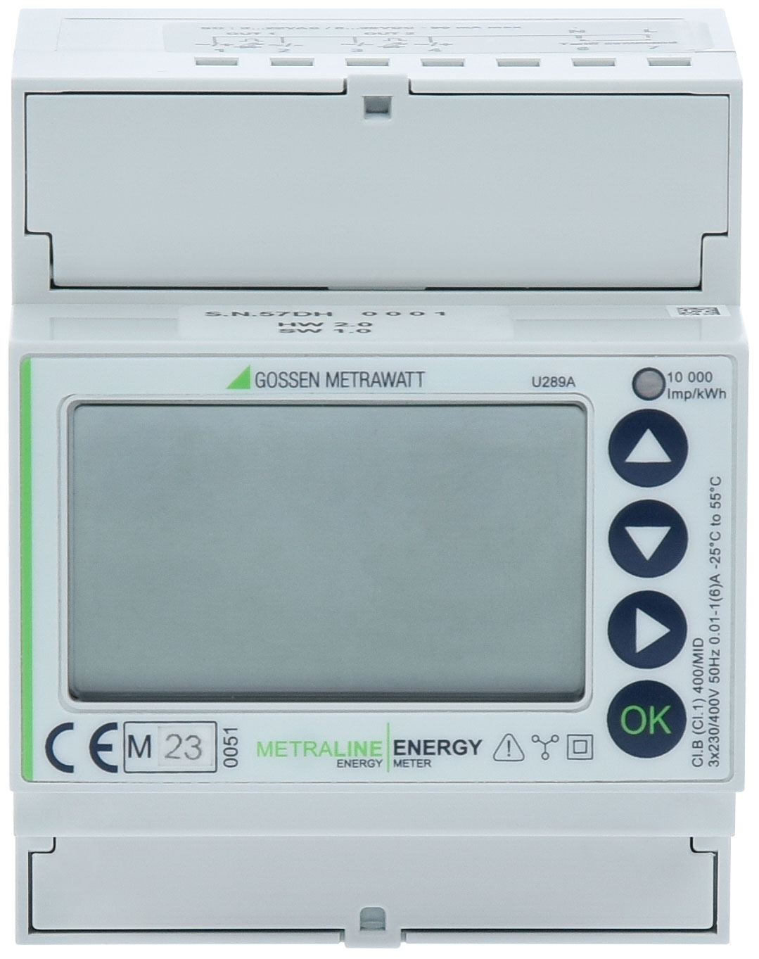 Gossen Metrawatt Metraline Eneergie Energiezähler MID