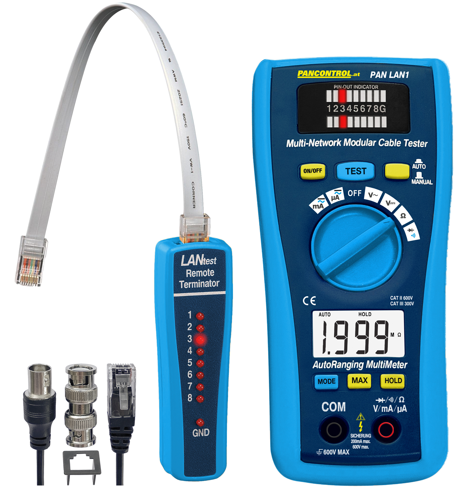 Pancontrol LAN1 LAN-Tester und Digitalmultimeter