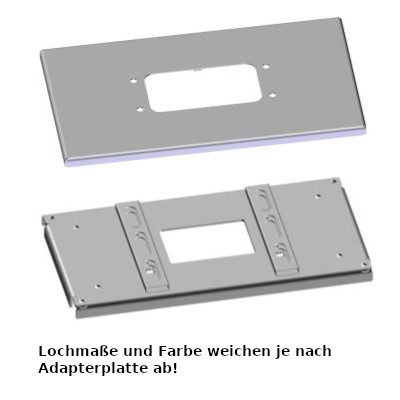 Langmatz EK980 Adapterplattenset kompatibel zu ALFEN Standfuß EVE Serie