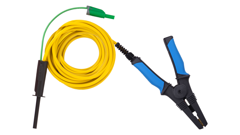 Metrel A 1822 BLK 10 kV geschirmte Prüfleitung mit gr. HVX-Prüfklemme