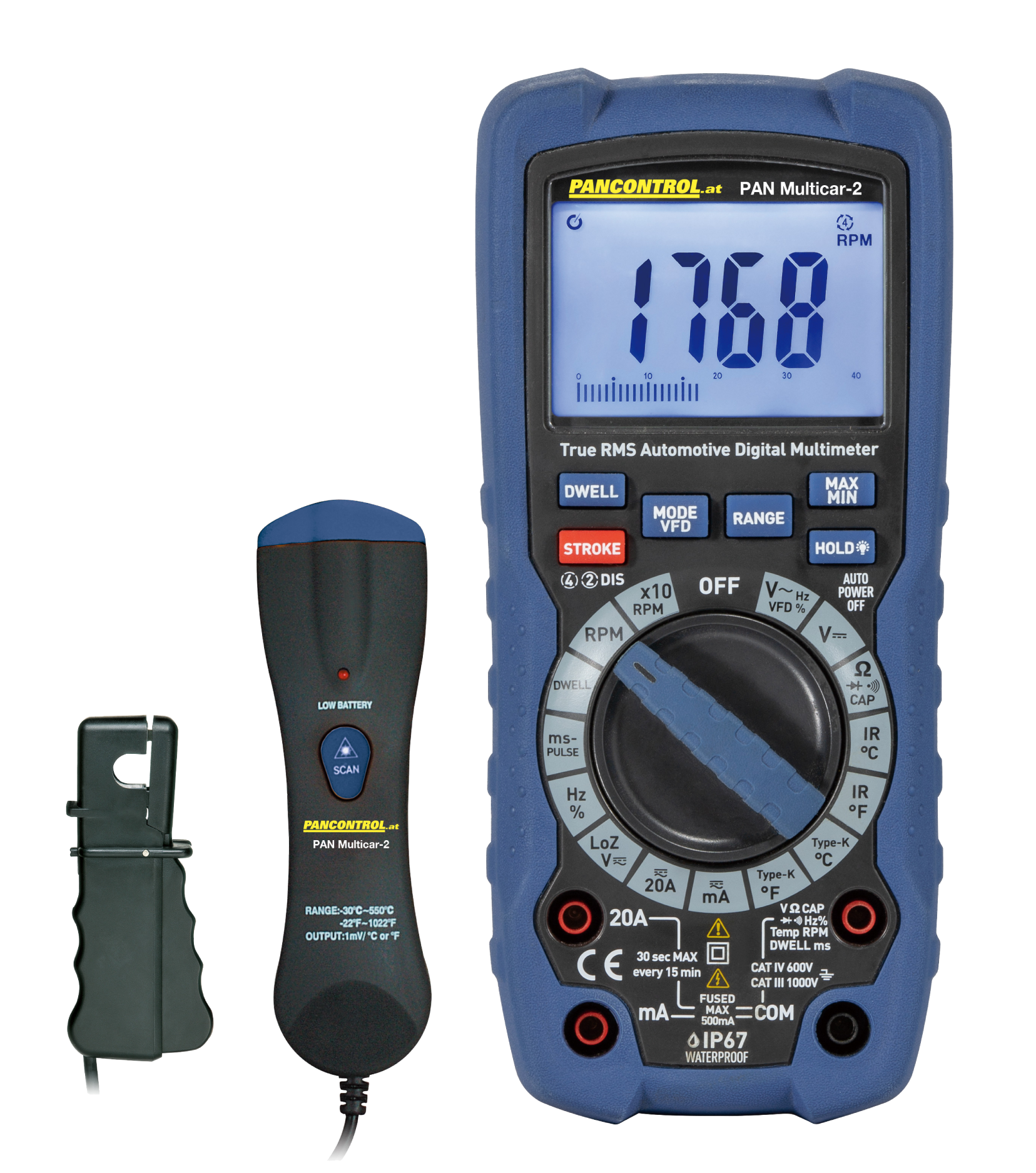 Pancontrol PAN Multicar-2 Kfz-Digitalmultimeter
