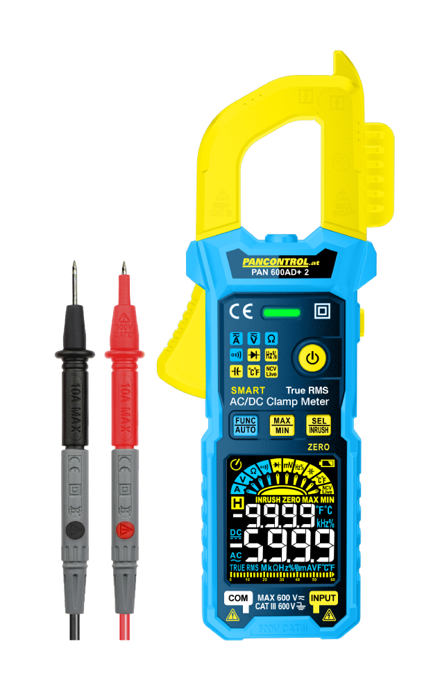 Pancontrol 600AD+ 2 Digitale Stromzange 600 A