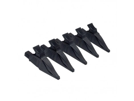 C.A 5 Krokodilklemmen, verriegelbar