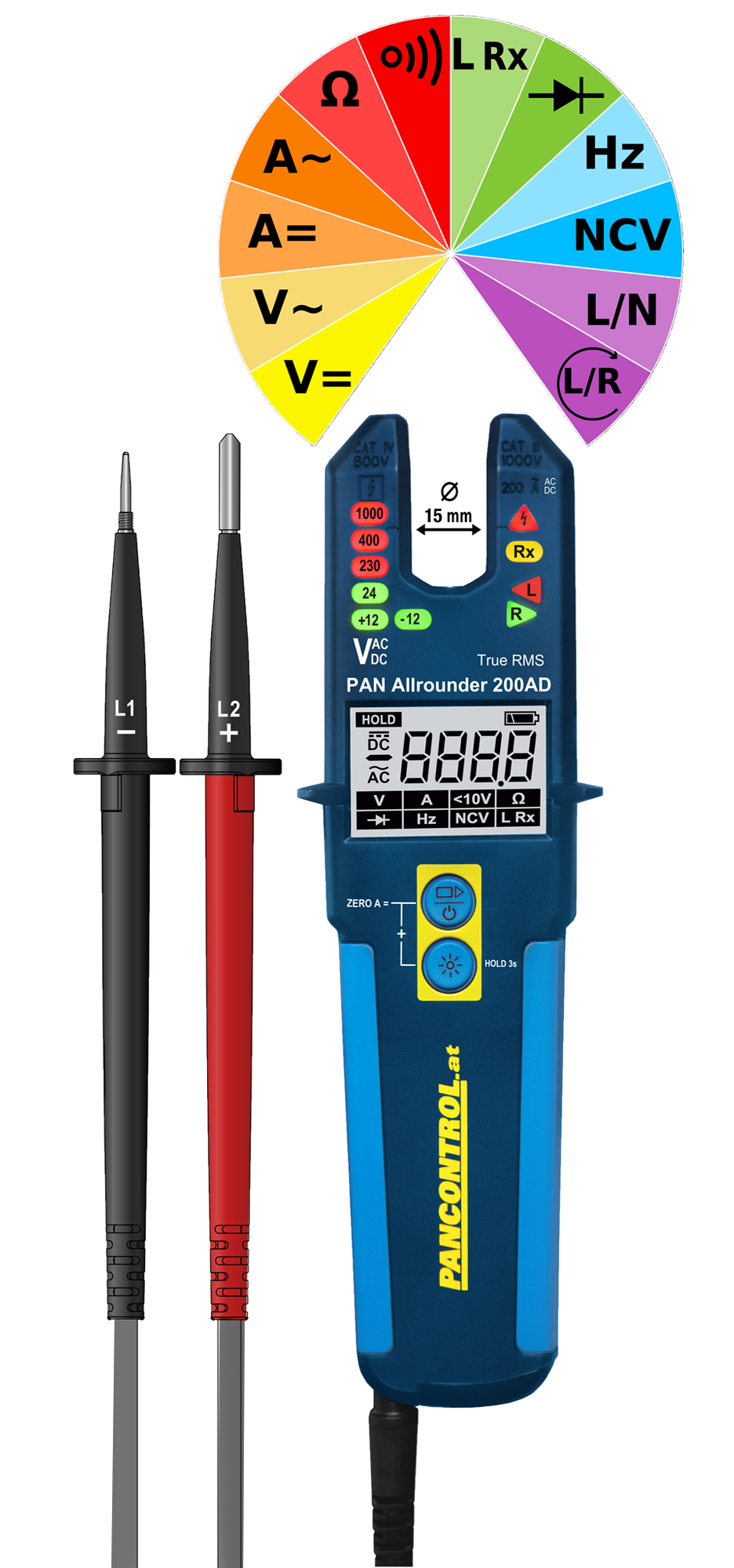 Pancontrol Allrounder 200AD Strom- und Spannungsprüfer