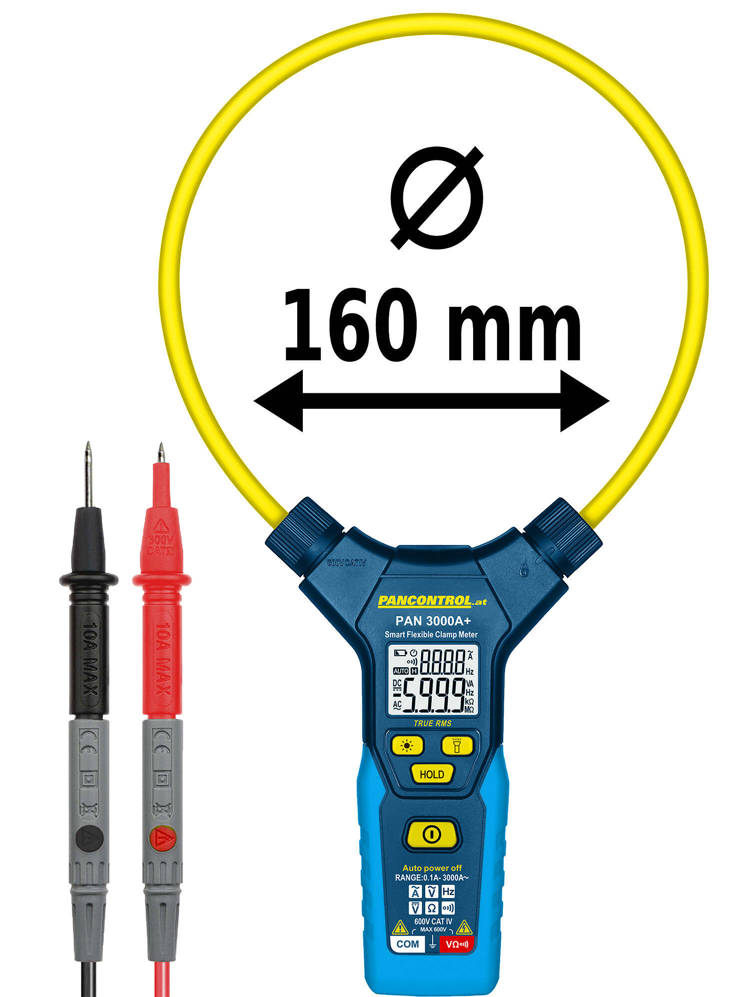 Pancontrol 3000A+ flexible Stromzange 3000 A